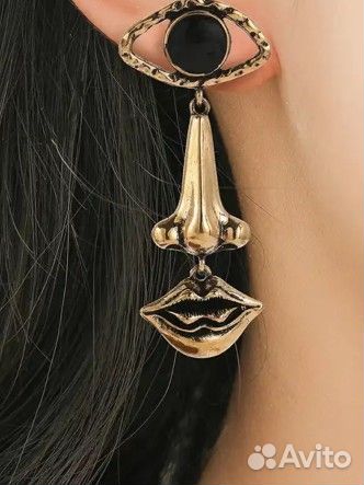 Серьги глаза Schiaparelli Style