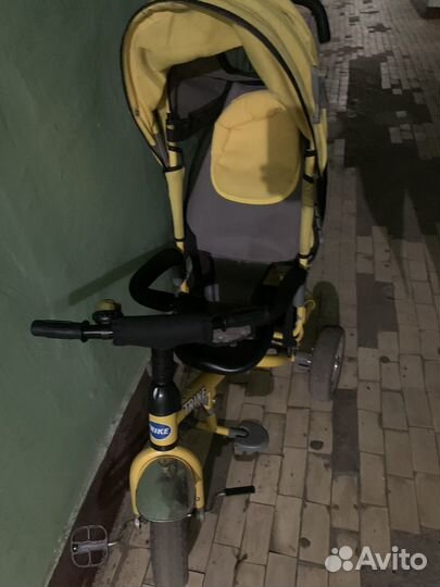 Велосипед коляска с ручкой