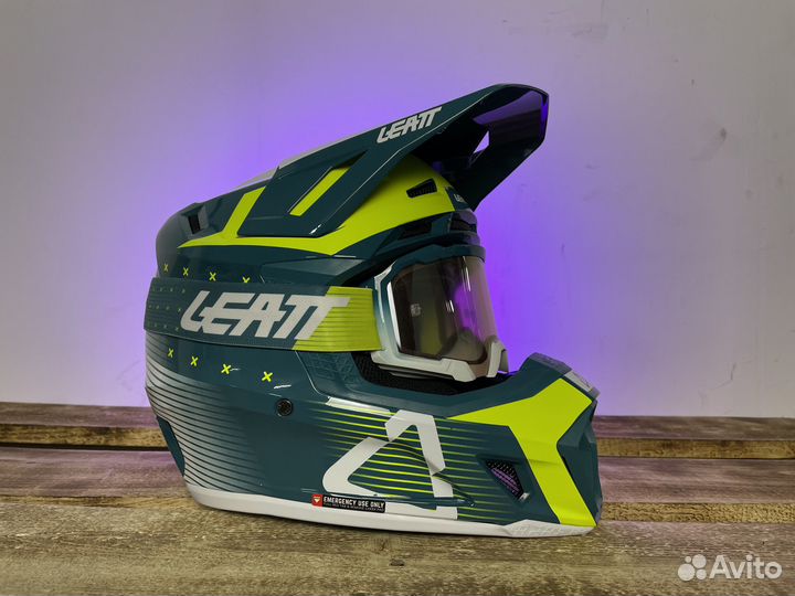 Мотошлем Leatt Moto 7.5 Acid Fuel