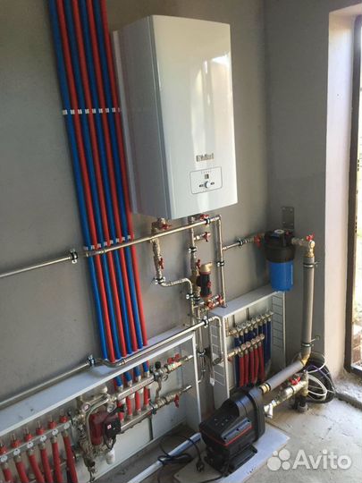 Монтаж Теплого пола, отопление, водоснабжение