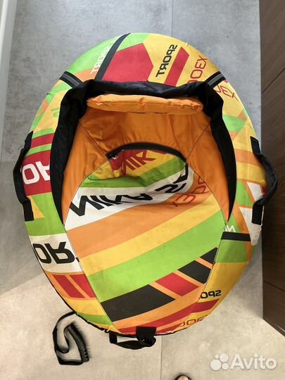 Тюбинг машинка Nika kids овальный тбм1 со спинкой