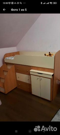 Детская кровать чердак от 3 лет