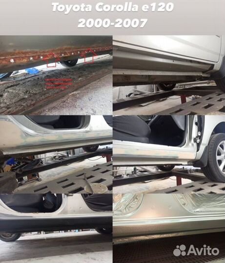 Пороги Volkswagen Passat B6 ремонтные