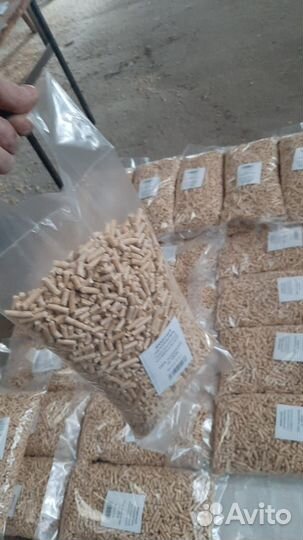 Пеллета светлая 6мм премиум качество