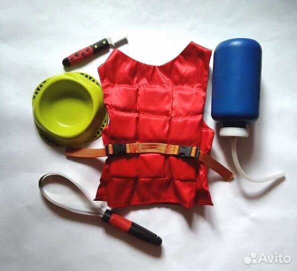 Чесалки для собак,миска, жилетик спасательный