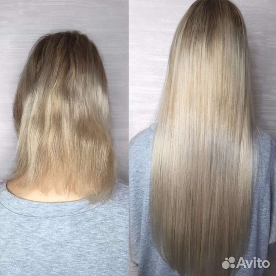 Коррекция и наращивание натуральных волос