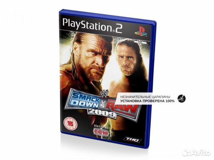 WWE SmackDown vs Raw 2009, б/у, незн.царап., англ