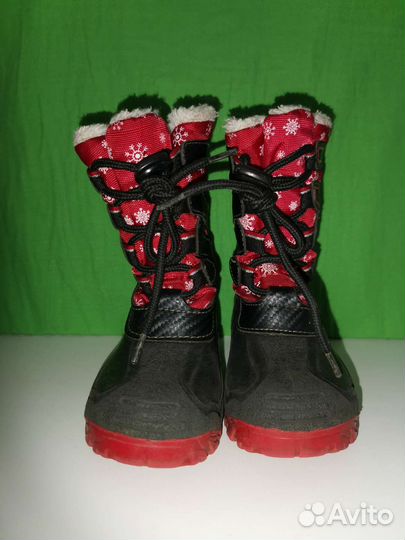 Сапоги прорезиненные утеплённые