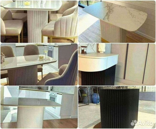 Ножки для стола / Подстолье золото