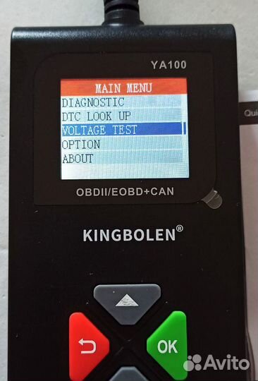 Диагностический сканер OBD2 YA100