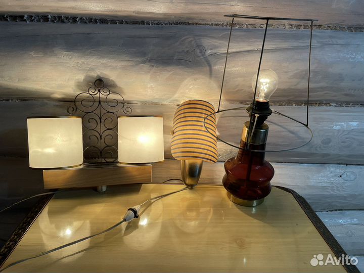 Лампа настенная, лампа настольная СССР