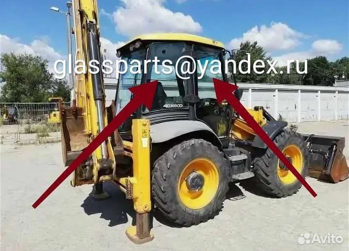 Jcb 3cx-4cx стекло дверное правое 827/80144