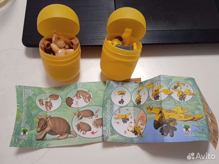 Фигурки киндер, лента