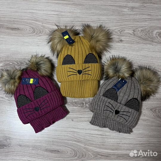 Тёплая шапка и снуд новые