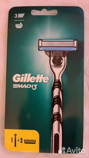 Gillette mach 3 станок +2 кассеты Польша
