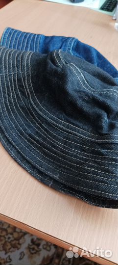 Панама джинсовая,новая,2шт