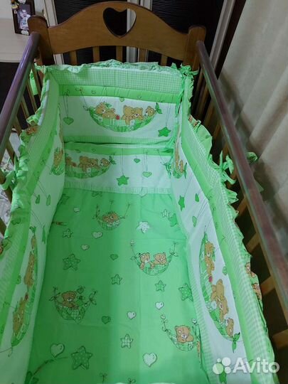 Бортики в детскую кроватку