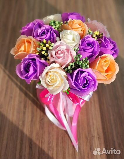 Мыльные розы, букеты, подарки