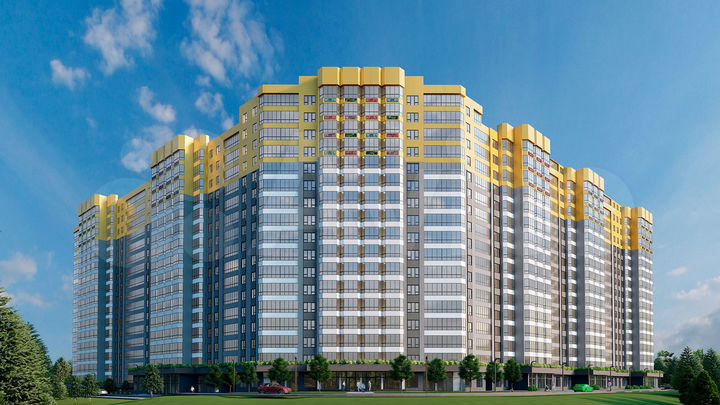 1-к. квартира, 41,5 м², 2/17 эт.