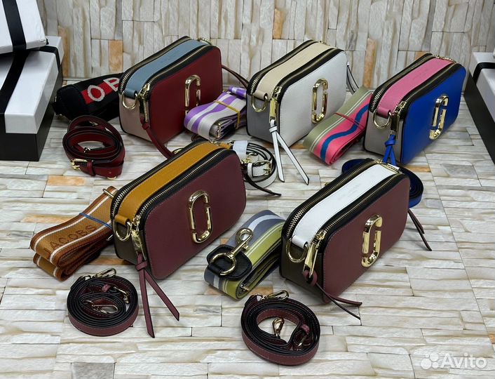 Сумка Marc Jacobs Logo Strap Snapshot/сумка/клатч