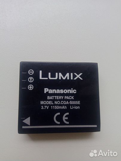 Аккумулятор для фотоаппаратов panasonic lumix