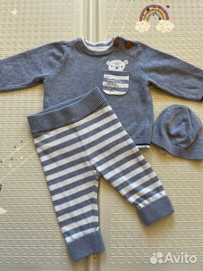 Вязаный костюмчик mothercare