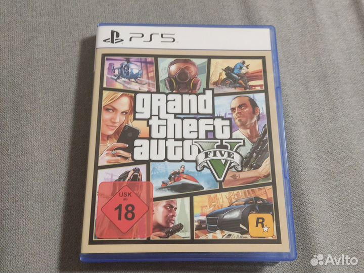 Grand theft auto 5 ps5 диск