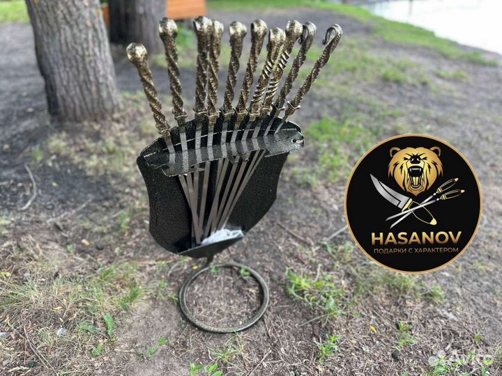 Каминный набор Щит-подставка Герб