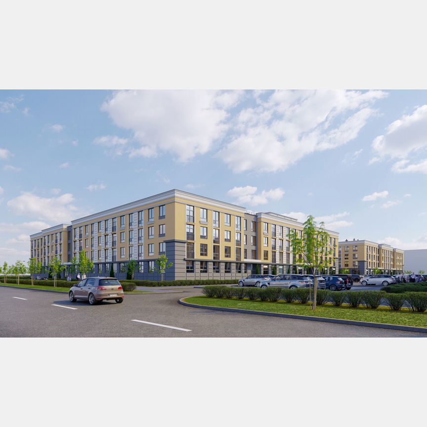 2-к. квартира, 61,6 м², 1/4 эт.