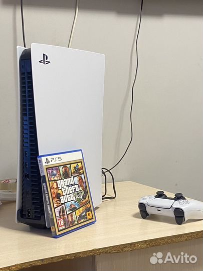 Sony playstation 5 ps5 с дисководом 2 джостика