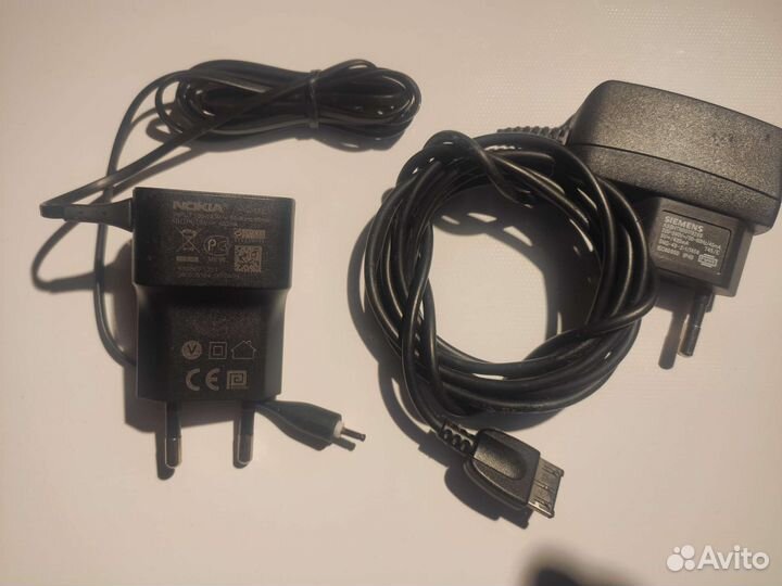 Зарядки от древних телефонов