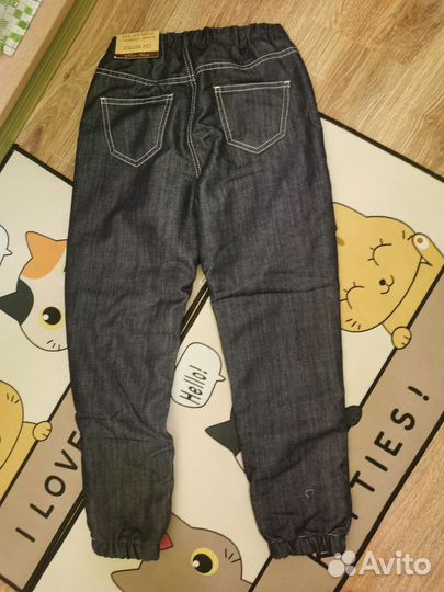 Джинсы утеплённые для девочки