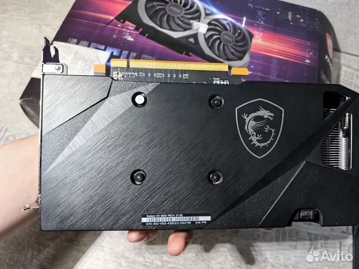 Видеокарта Msi rx 6600