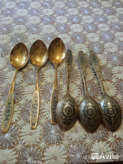 Серебряные столовые ложки СССР