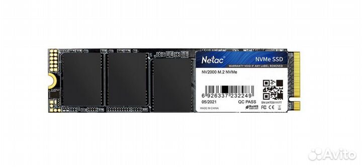 SSD Netac M.2 NV2000 512Gb PCIe NVMe (Новый)