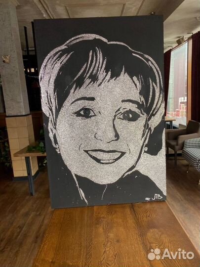 Ваш портрет из блёсток