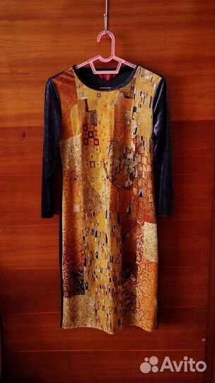 Платье бархатное Густав Климт