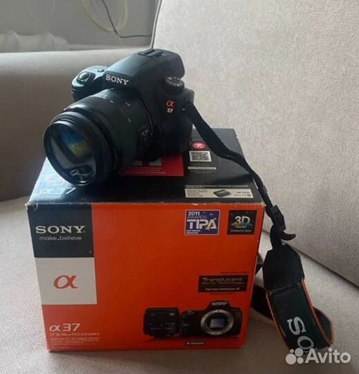 Зеркальный фотоаппарат sony a37