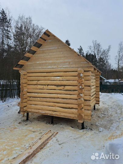 Сруб бани 4х4 