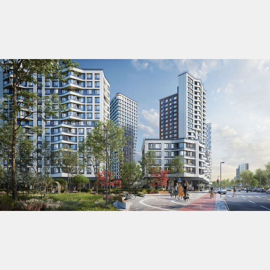 2-к. квартира, 53,2 м², 17/25 эт.