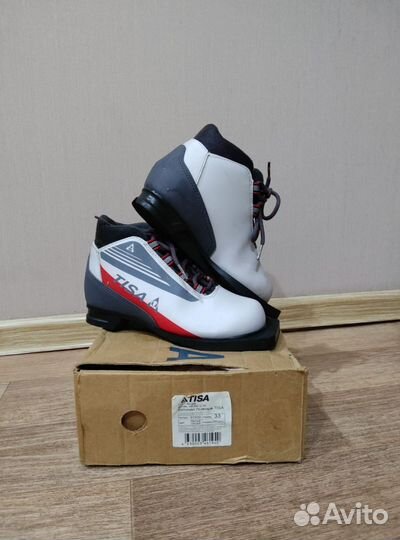 Лыжные ботинки1)tisa 33 размер.2)nordway 36 размер