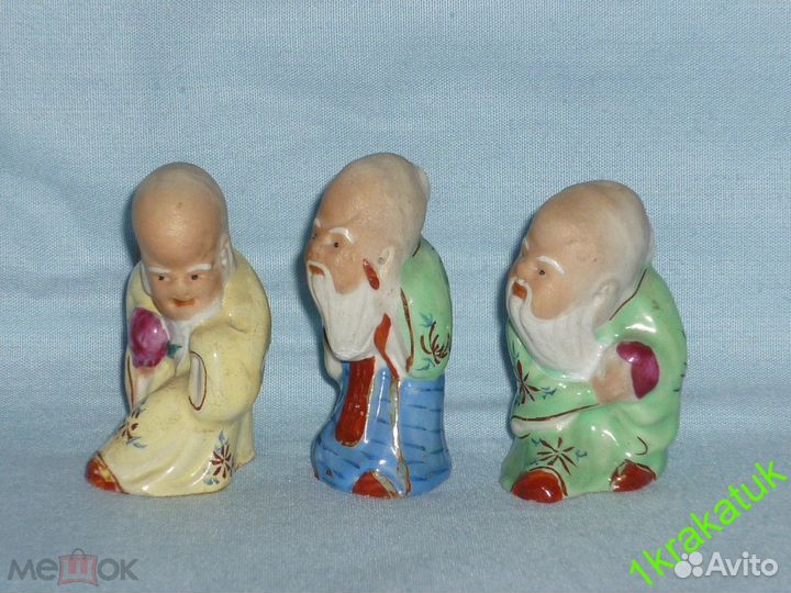 Миниатюры китайцы Звездные старцы Старый китай