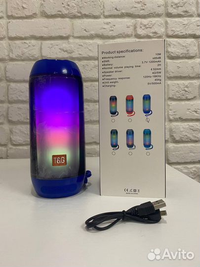 Блютуз колонка RGB