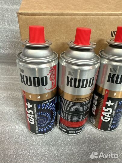 Газ для портативных плит kudo GAS+