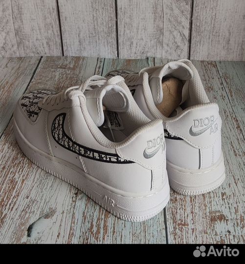 Кроссовки осенние для девочек nike AIR force dior