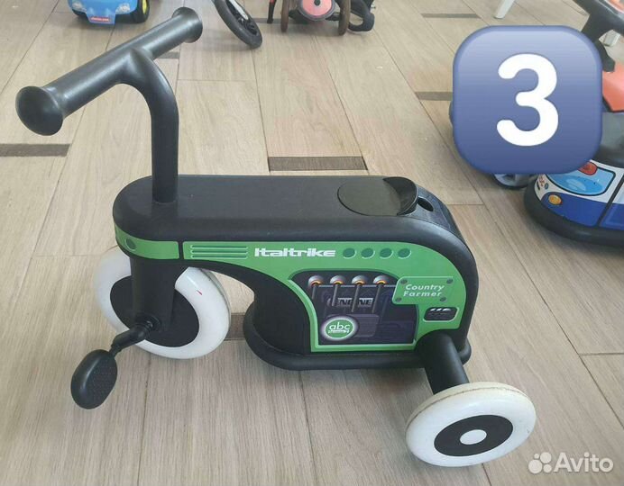 Самокат, беговел, бегунок, толокар, трицикл