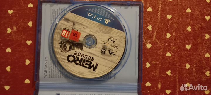 Игры для приставок ps4 диски метро исход