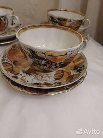 Сервиз чайный лфз мой сад СССР