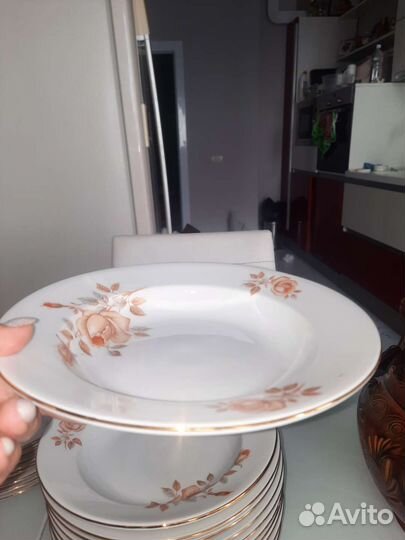 Тарелка чешский фарфор СССР