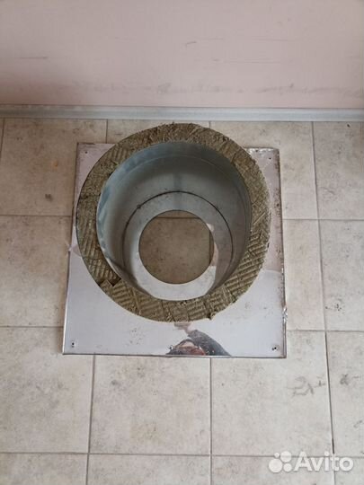 Потолочно-проходной узел ппу круг + термо, Ferrum